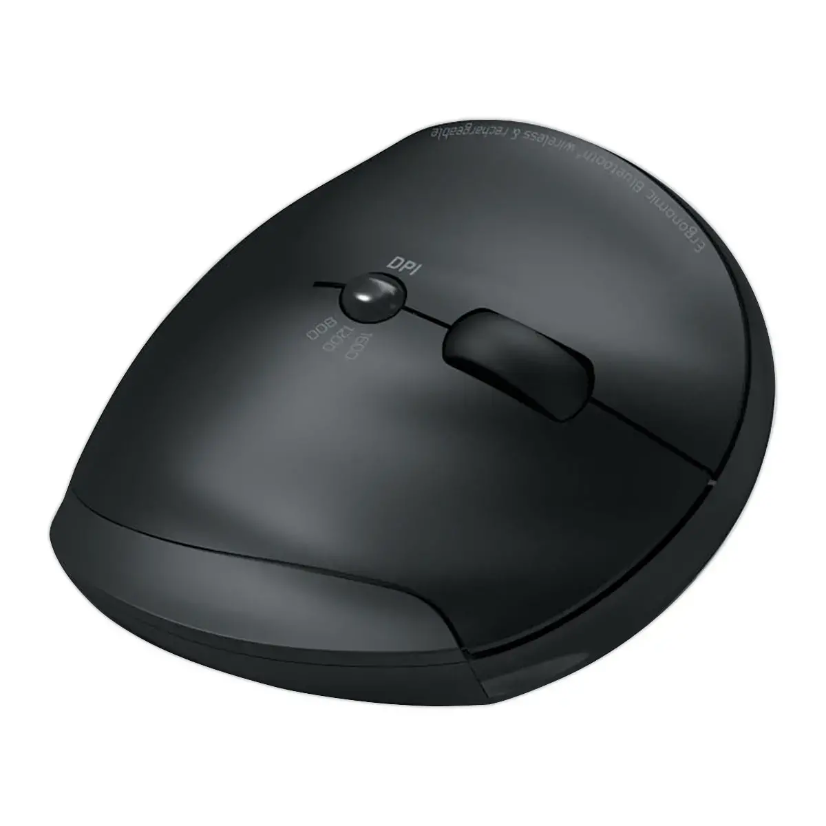 Souris sans fil ergonomique RECHARG ERGO Port Designs - Noire photo du produit