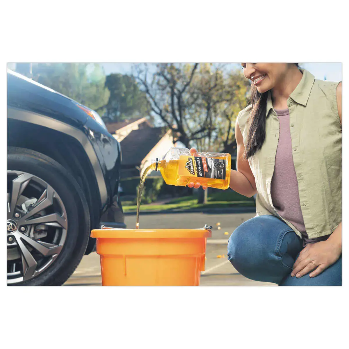 Shampoing et cire entretien automobile - Nettoyant voiture - 1L - ARMOR ALL photo du produit