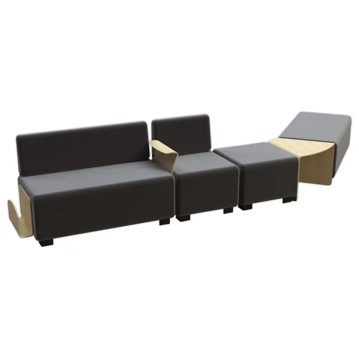 TABLE ANGULAIRE HIZIA MONT&Eacute;E photo du produit