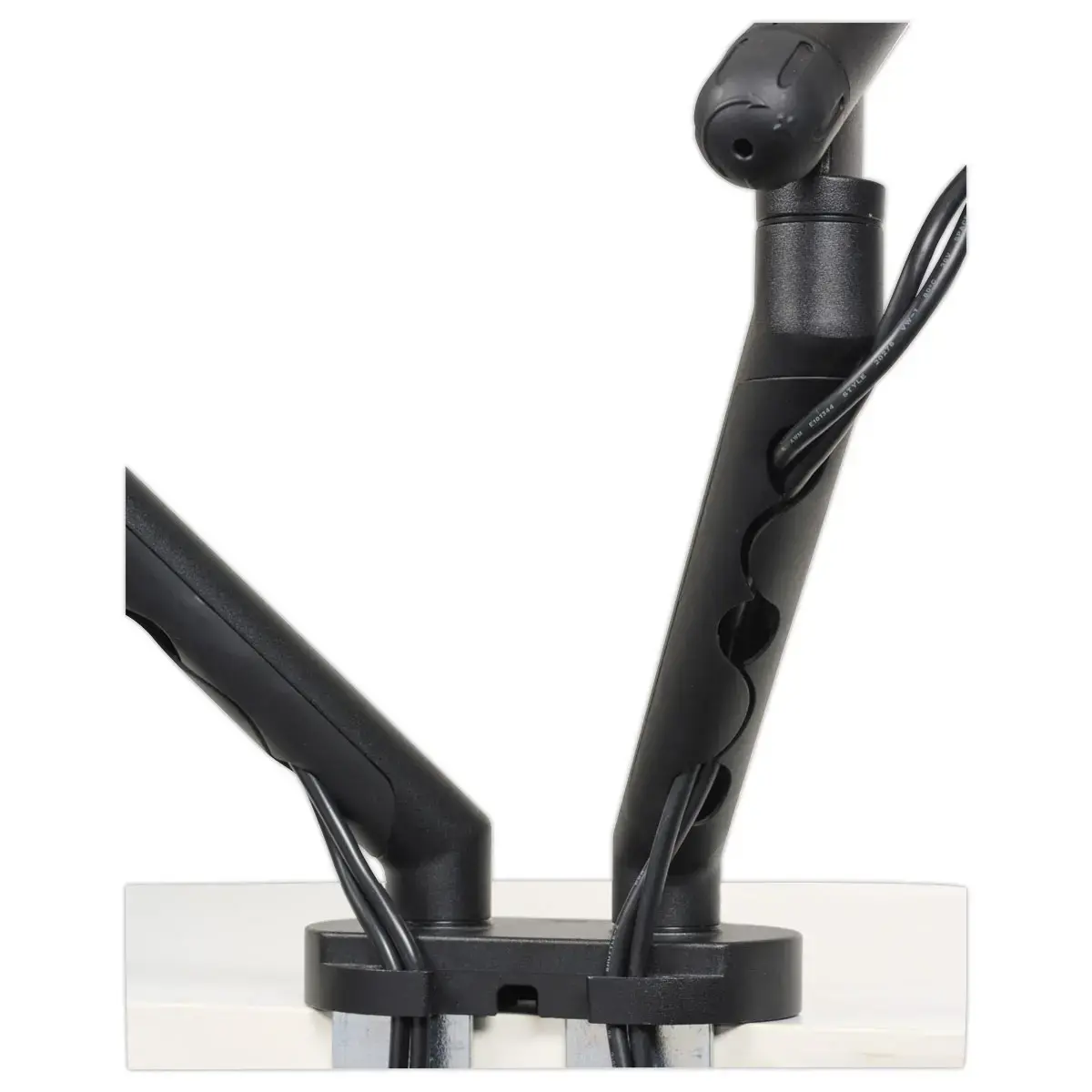 Bras porte-écran double BE Flexible Dual - Noir photo du produit