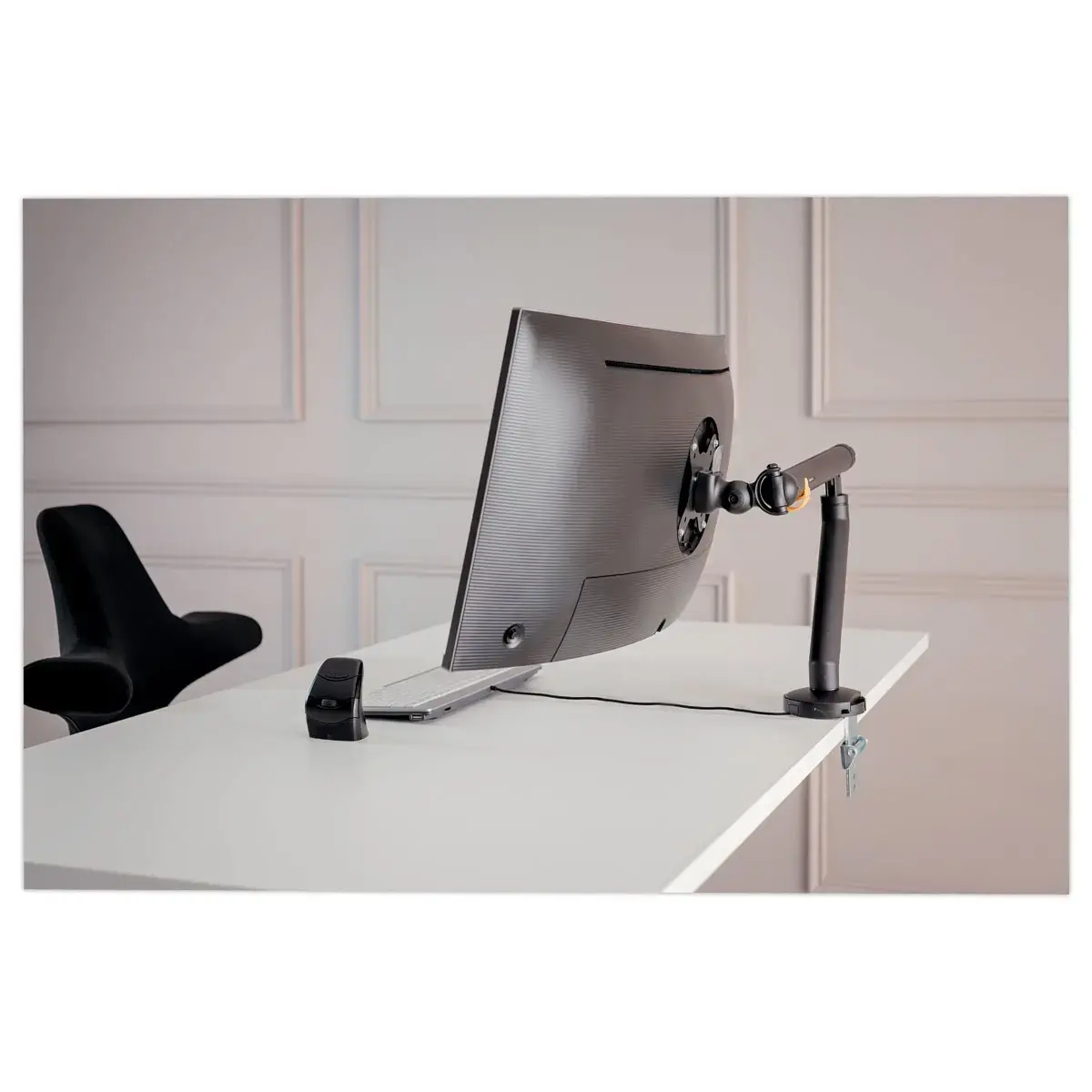 Bras porte-&eacute;cran BE Flexible Noir - Bakker photo du produit