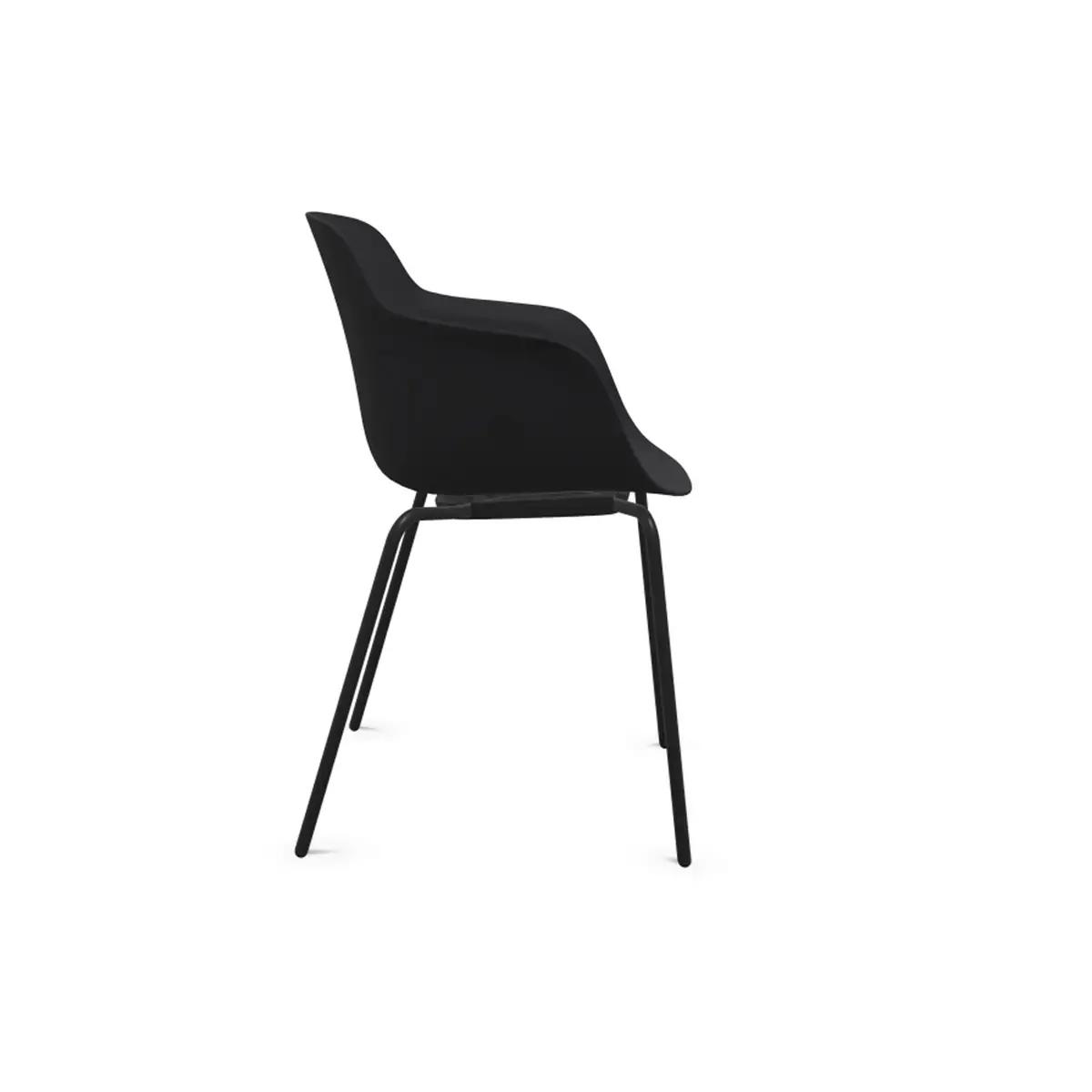 Fauteuil WEEKLY m&eacute;tal noir mont&eacute; photo du produit
