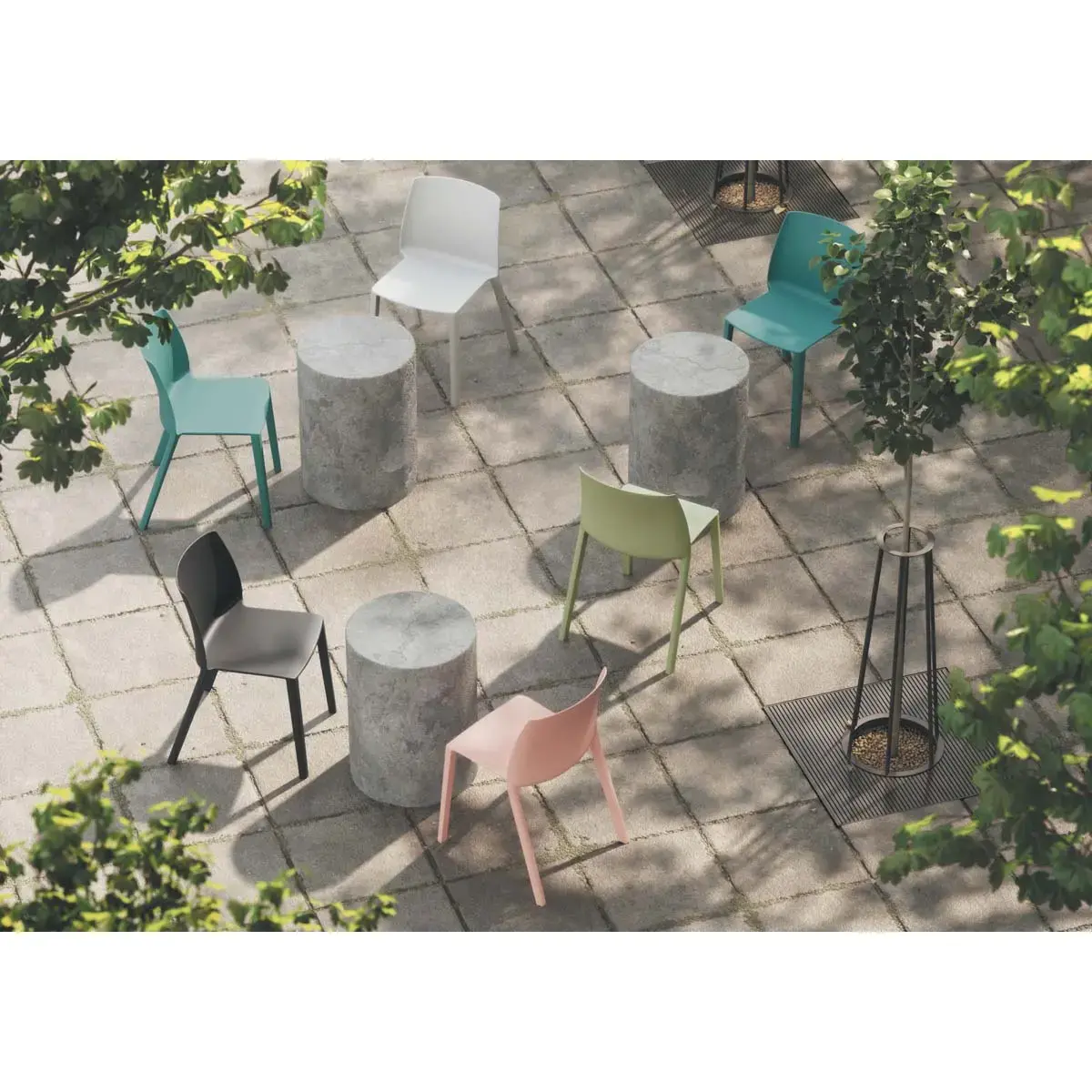 Fauteuil Like int ext turquois photo du produit