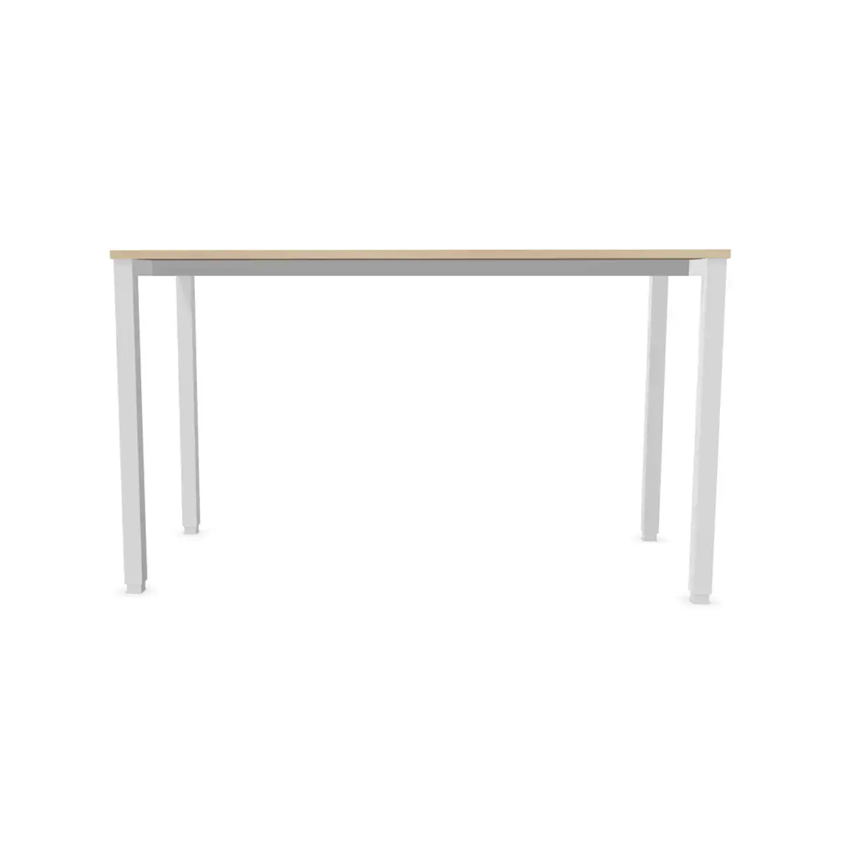 Table haute rectangulaire 180 x 80 Acacia /Blanc photo du produit