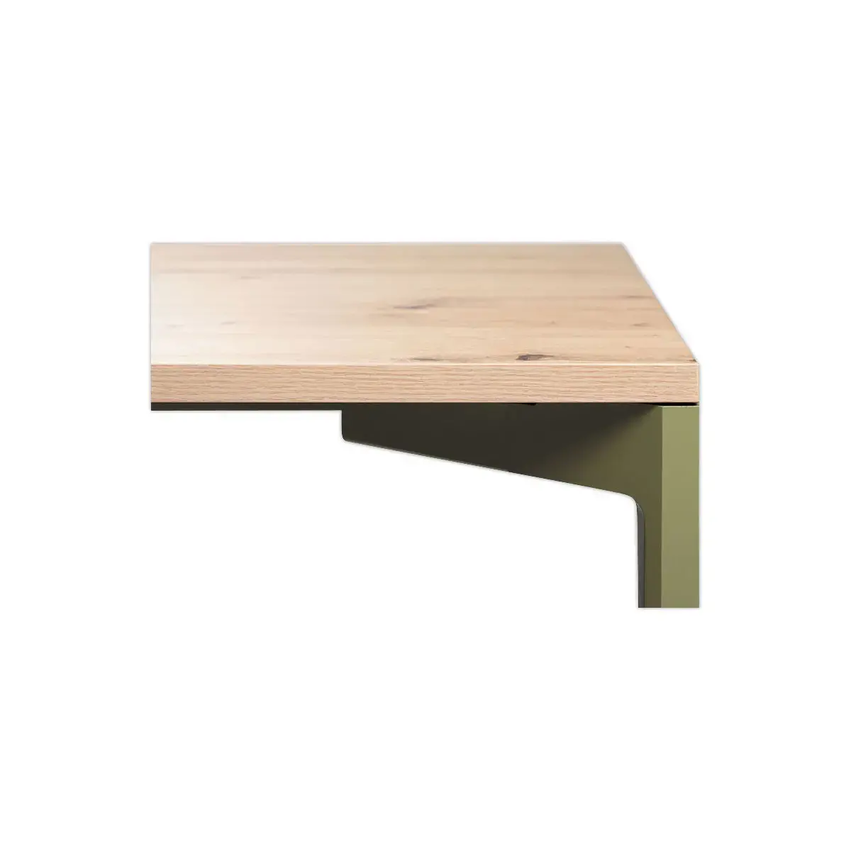 Bureau Bastia L 140 chene veine / vert photo du produit