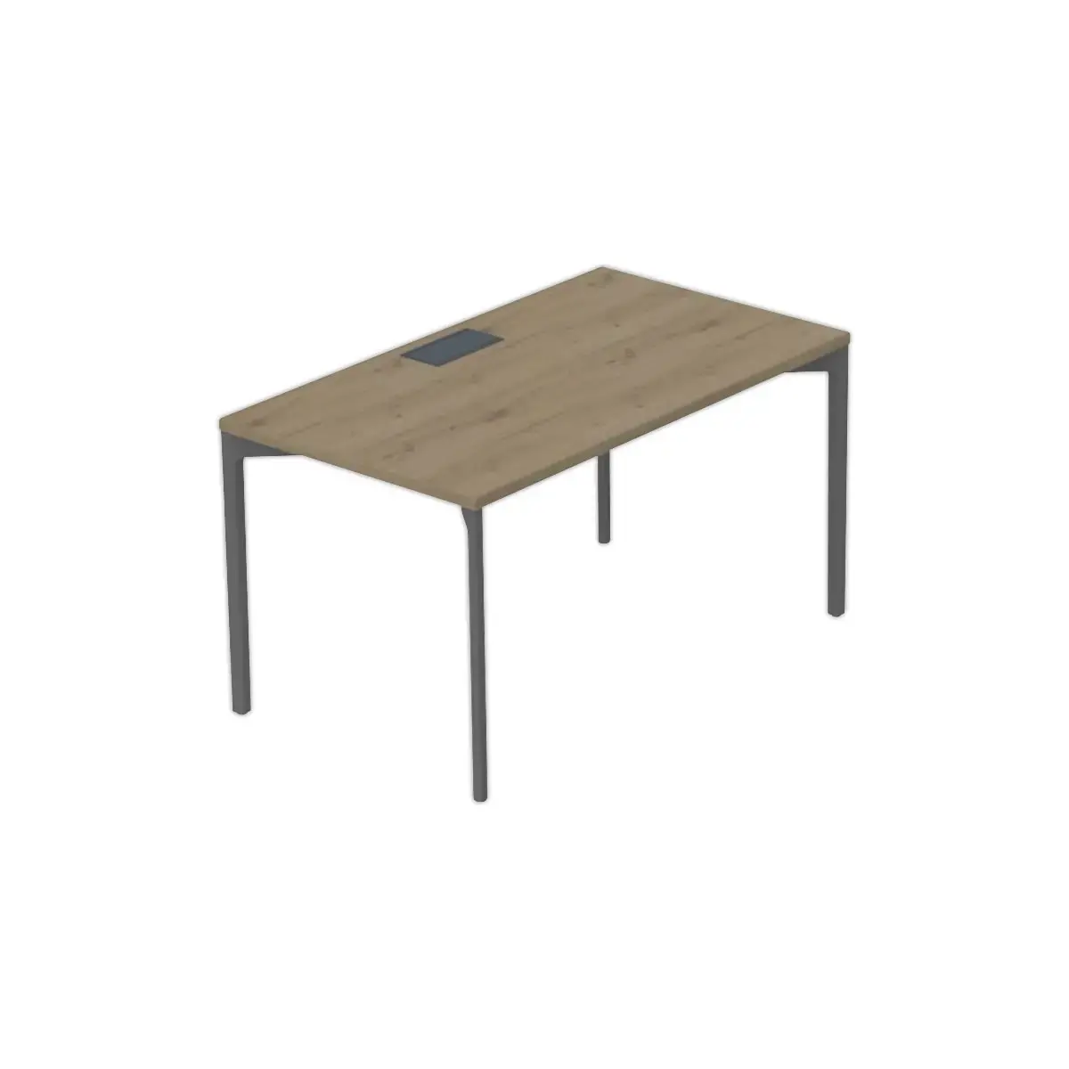 Bureau Bastia L 140 cheine veine / anthracite photo du produit