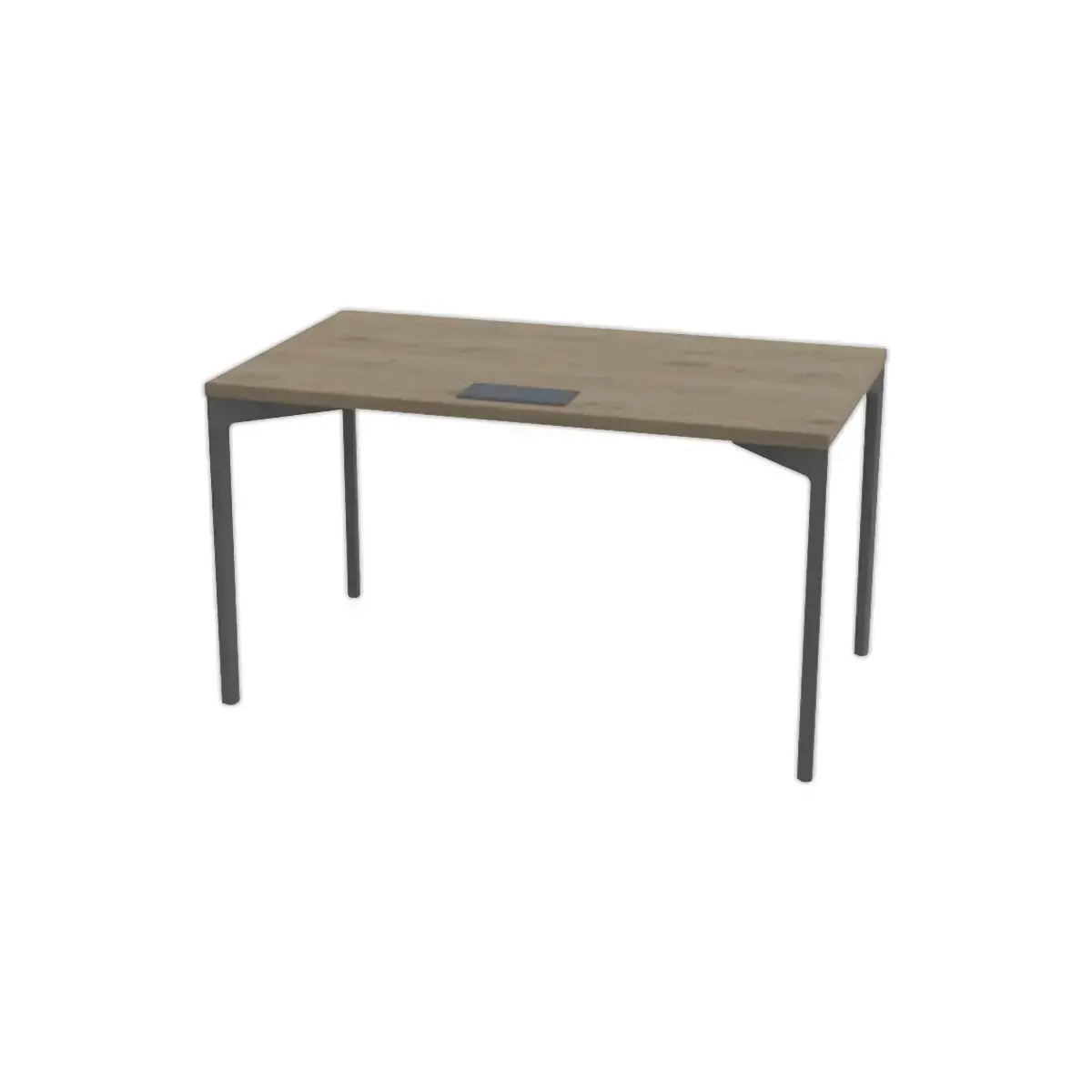 Bureau Bastia L 140 cheine veine / anthracite photo du produit