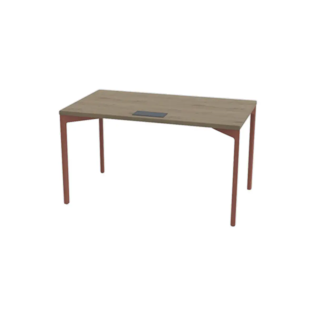 Bureau Bastia L 160 cheine veine / terracotta photo du produit