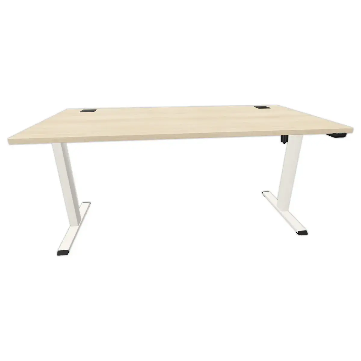 BUREAU ECO ELECTRIQUE ACACIA/BLANC MONTE 160 x 80 cm photo du produit