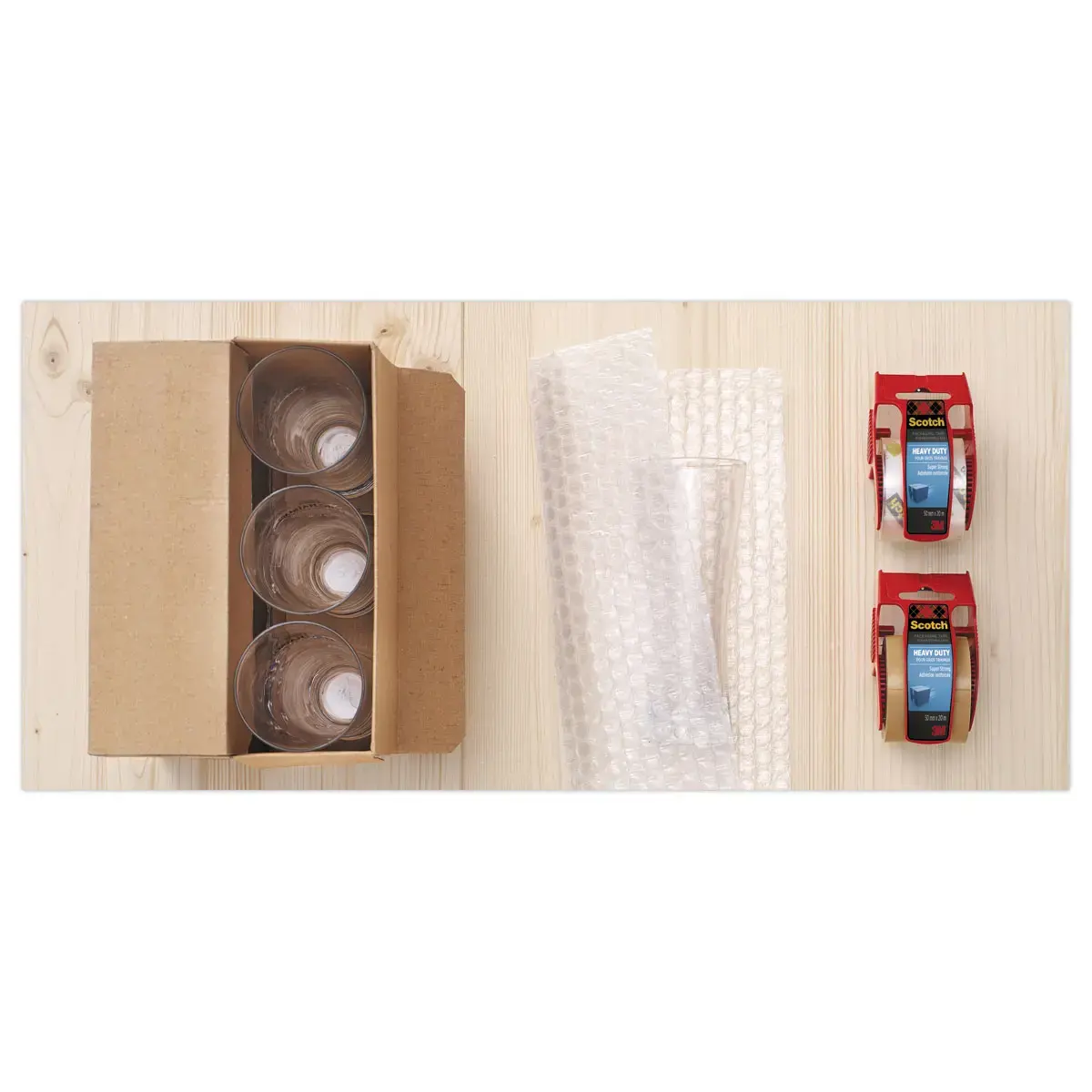 Adhésif d’emballage Scotch® extra-résistant havane 48 mm x 20,3 m photo du produit