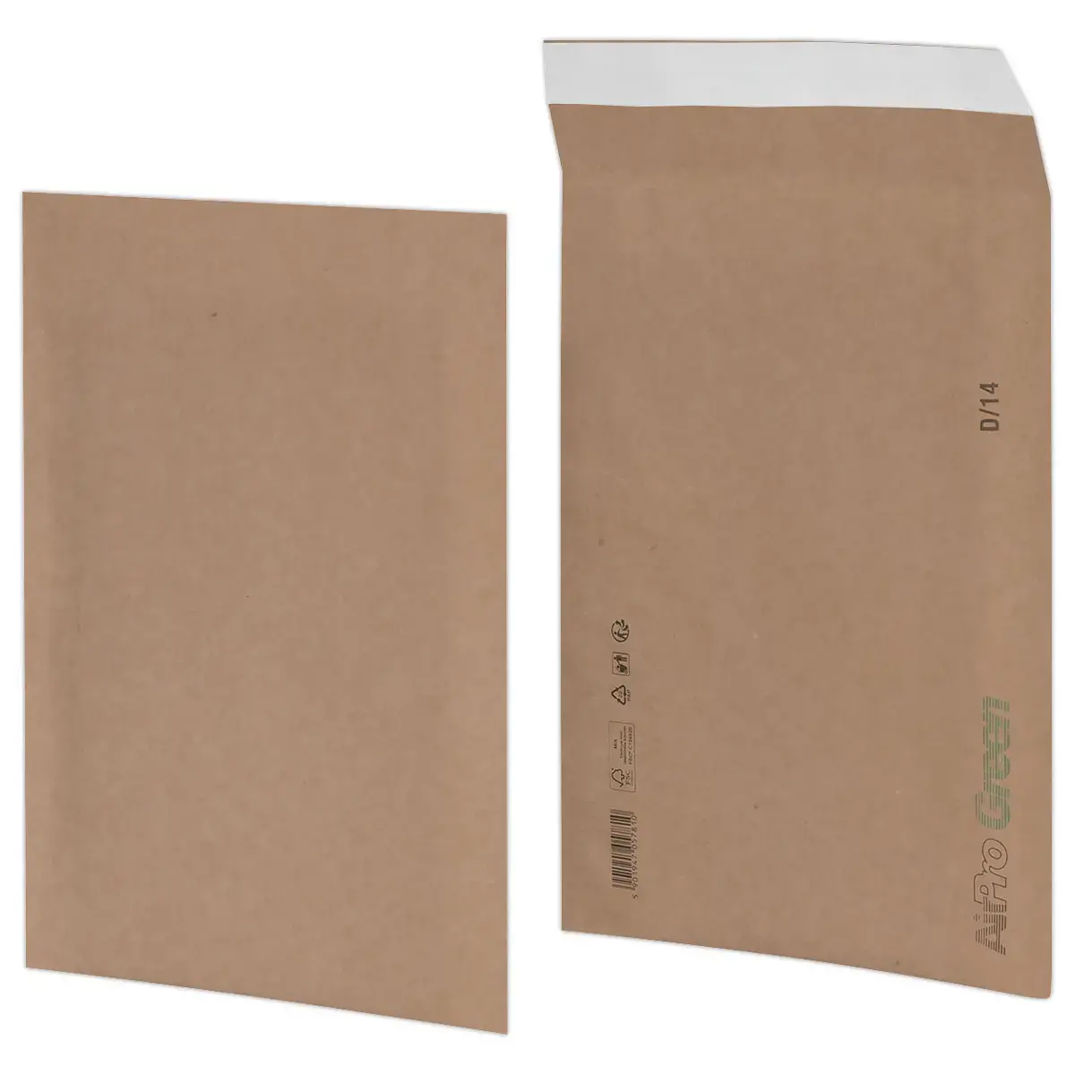 25 pochettes bulles 100% papier 180 x 265mm photo du produit