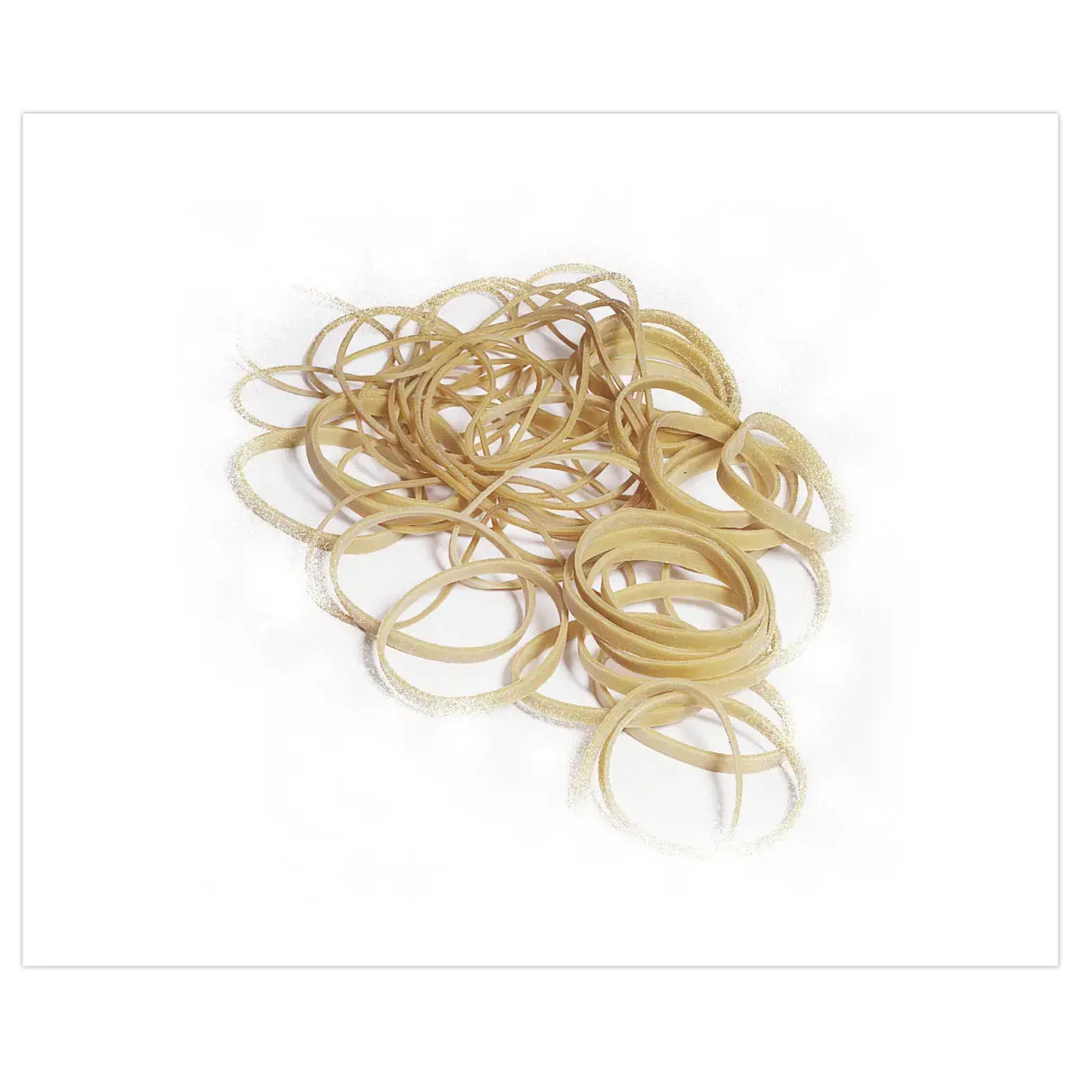 Sachet de bracelets caoutchouc étroitsSIGN 80 mm 1 kg coloris blond photo du produit