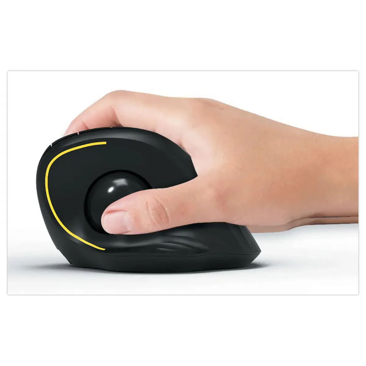 Souris sans fil Bluetooth rechargeableERGO Trackball - Noir photo du produit