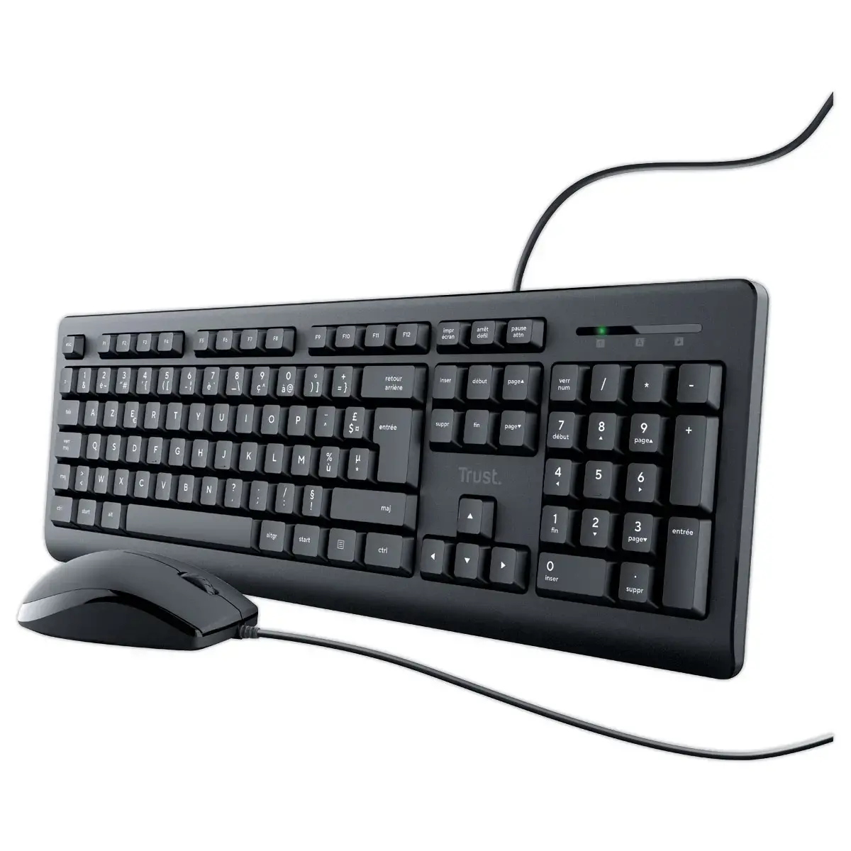 Pack clavier et souris filaire Primo photo du produit