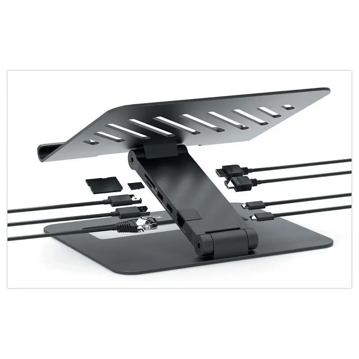 Support PC portable avec HUB photo du produit