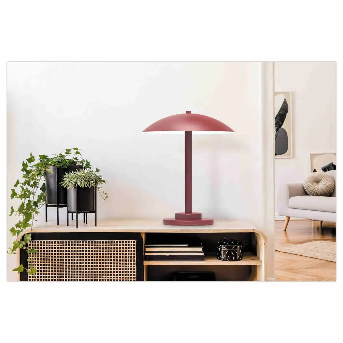 LAMPE E27 CHICAGO ROUGE photo du produit