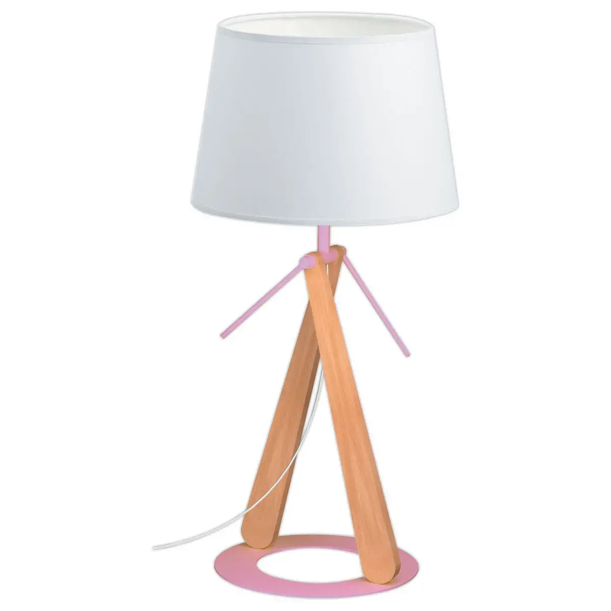 Lampe E27 ZAZOU rose photo du produit
