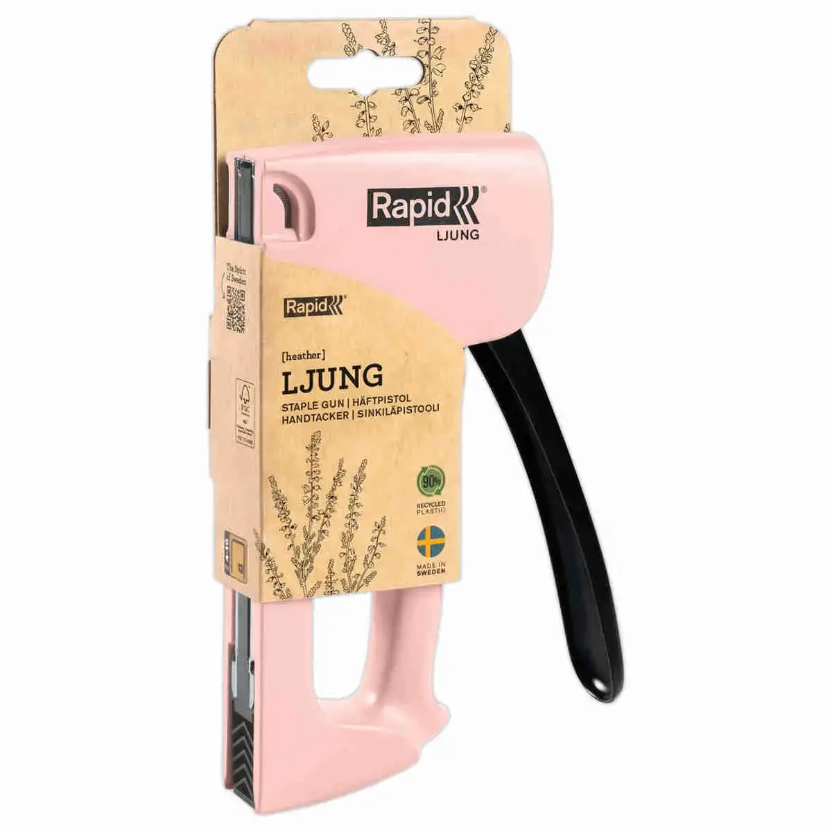 Agrafeuse manuelle R13 Ljung - Rose - RAPID photo du produit