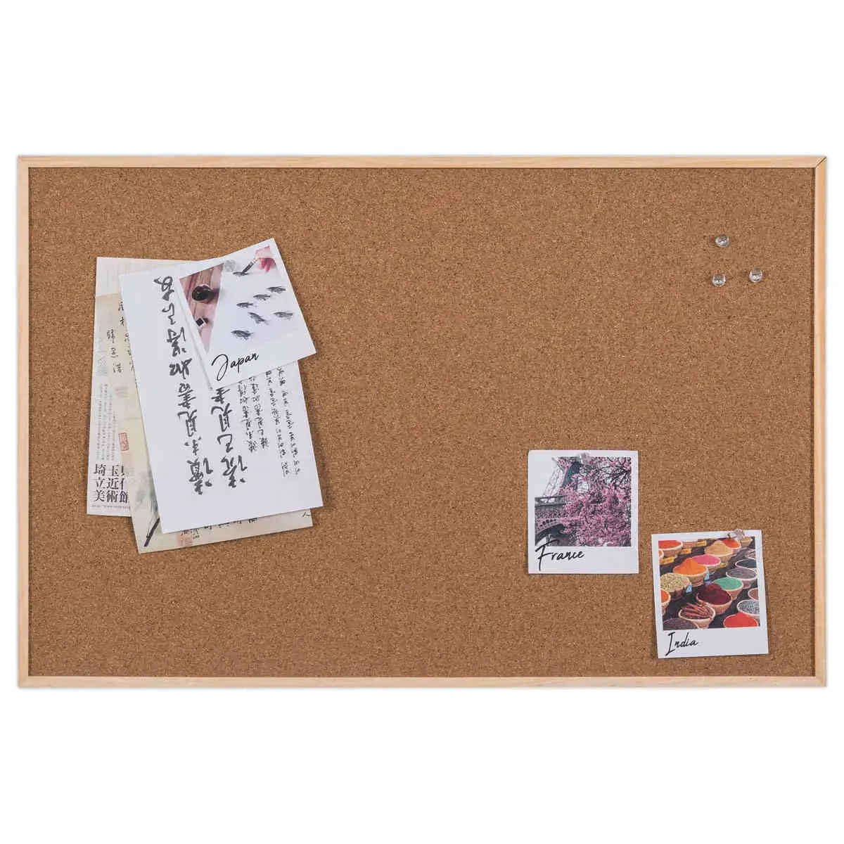 Tableau liège cadre bois 40 x 60 cm photo du produit