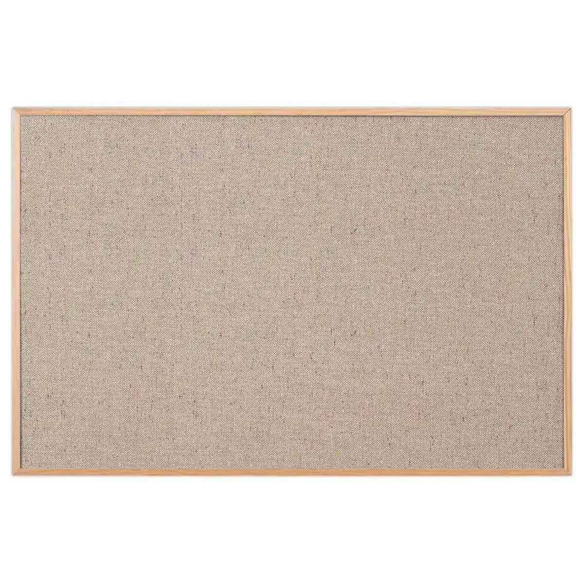 Tableau tissus gris cadre bois 40 x 60cm photo du produit