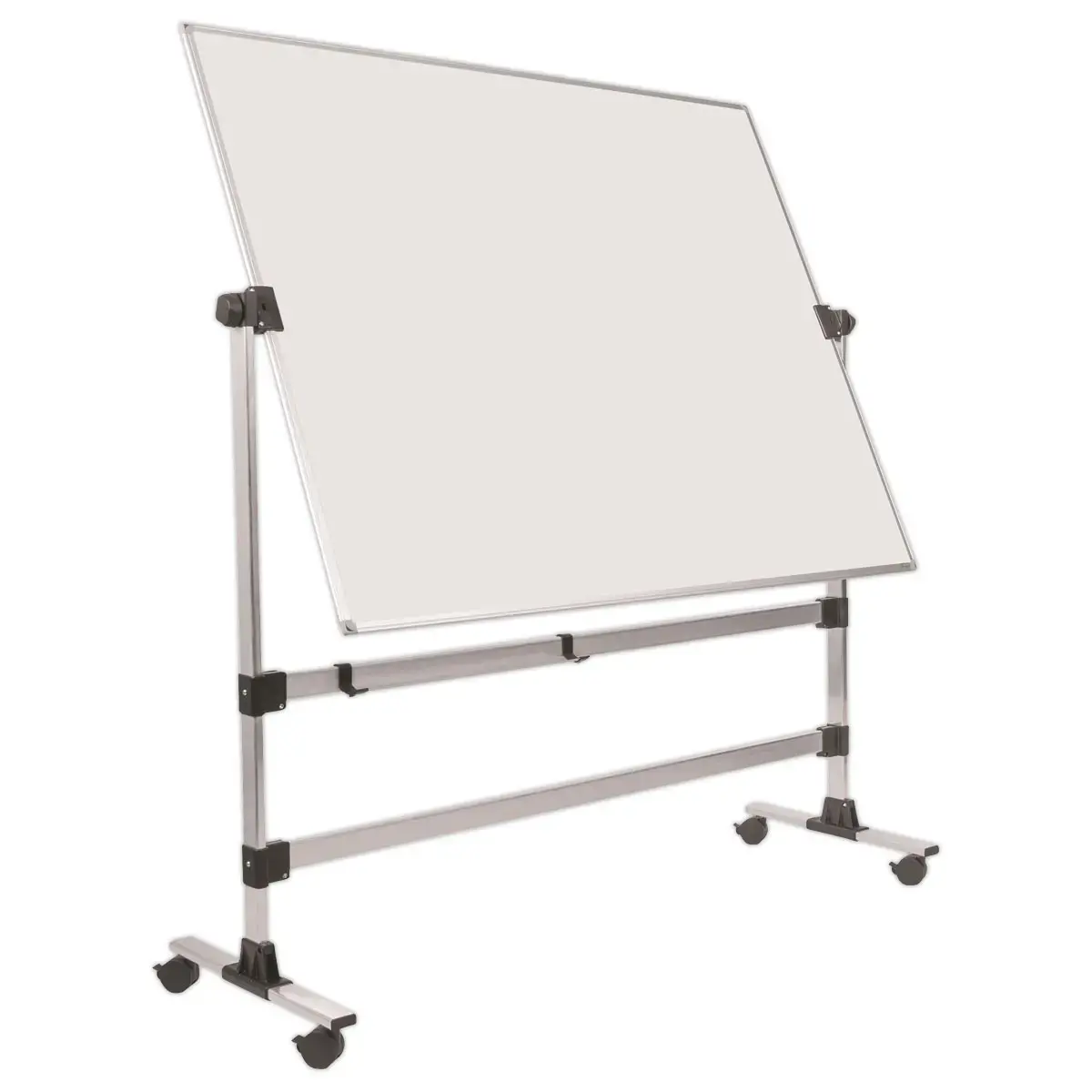 Tableau blanc &eacute;maill&eacute; pivotant 120 x 150 cm photo du produit