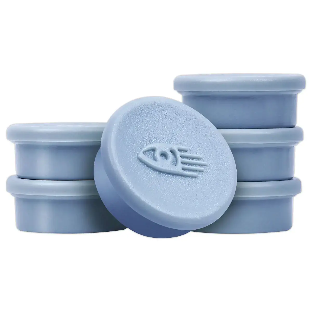 10 Aimants ronds - &Oslash; 20 mm - Bleu - Legamaster photo du produit