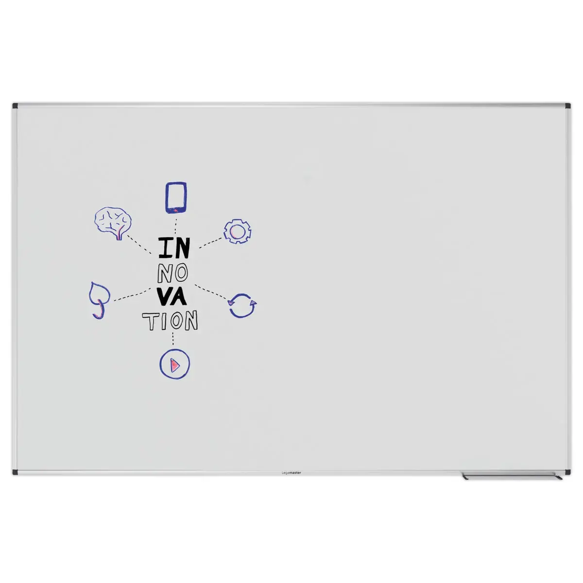 Tableau blanc Unite - Surface laquée - 45 x 60 cm - Legamaster photo du produit