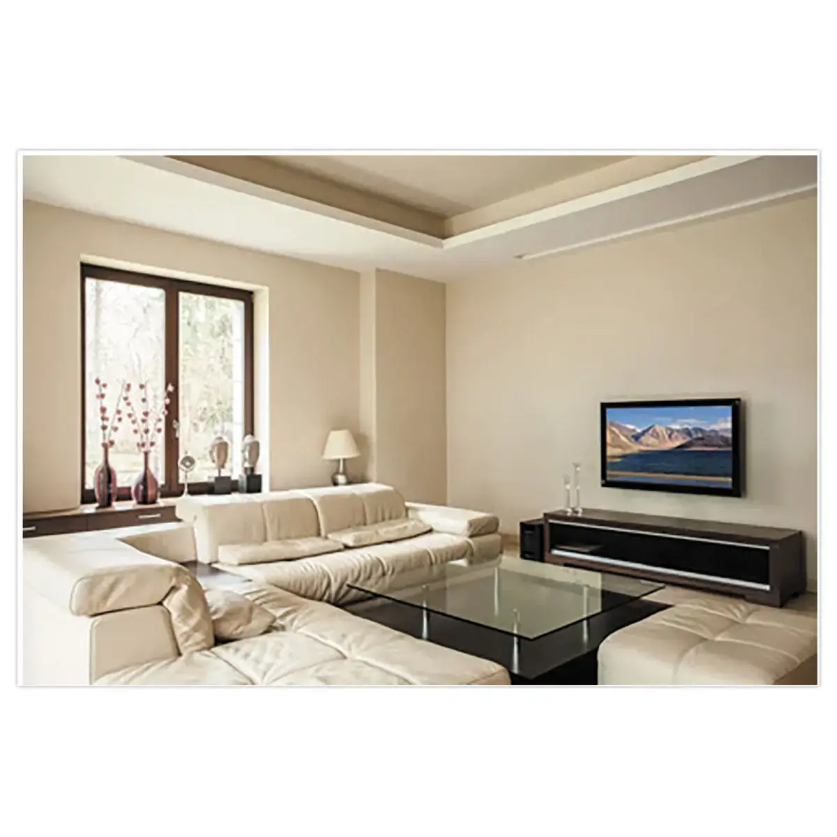 Support universel mural fixe pour &eacute;cran 32-50" - Peerless photo du produit