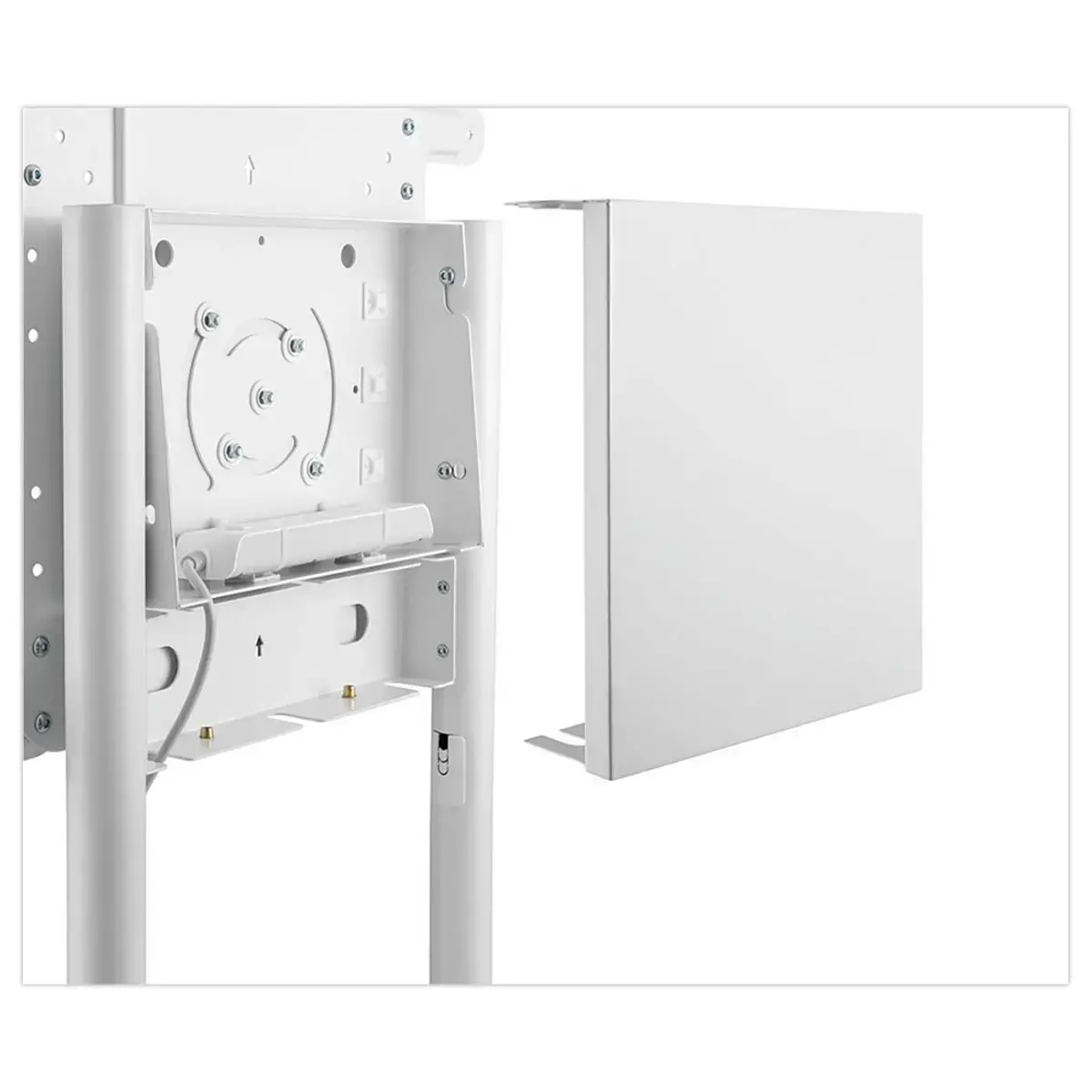 Support mobile &agrave; roulette, rotatif &agrave; 90 degr&eacute;s - pour &eacute;cran plat 37"-70" photo du produit