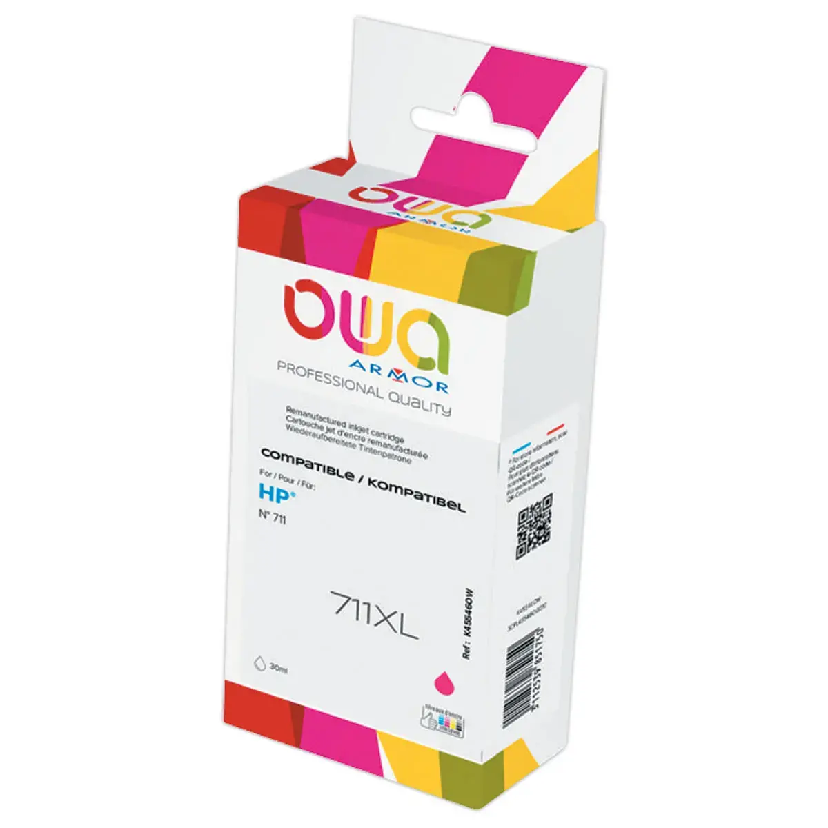 Cartouche compatible HP 711 magenta OWA photo du produit