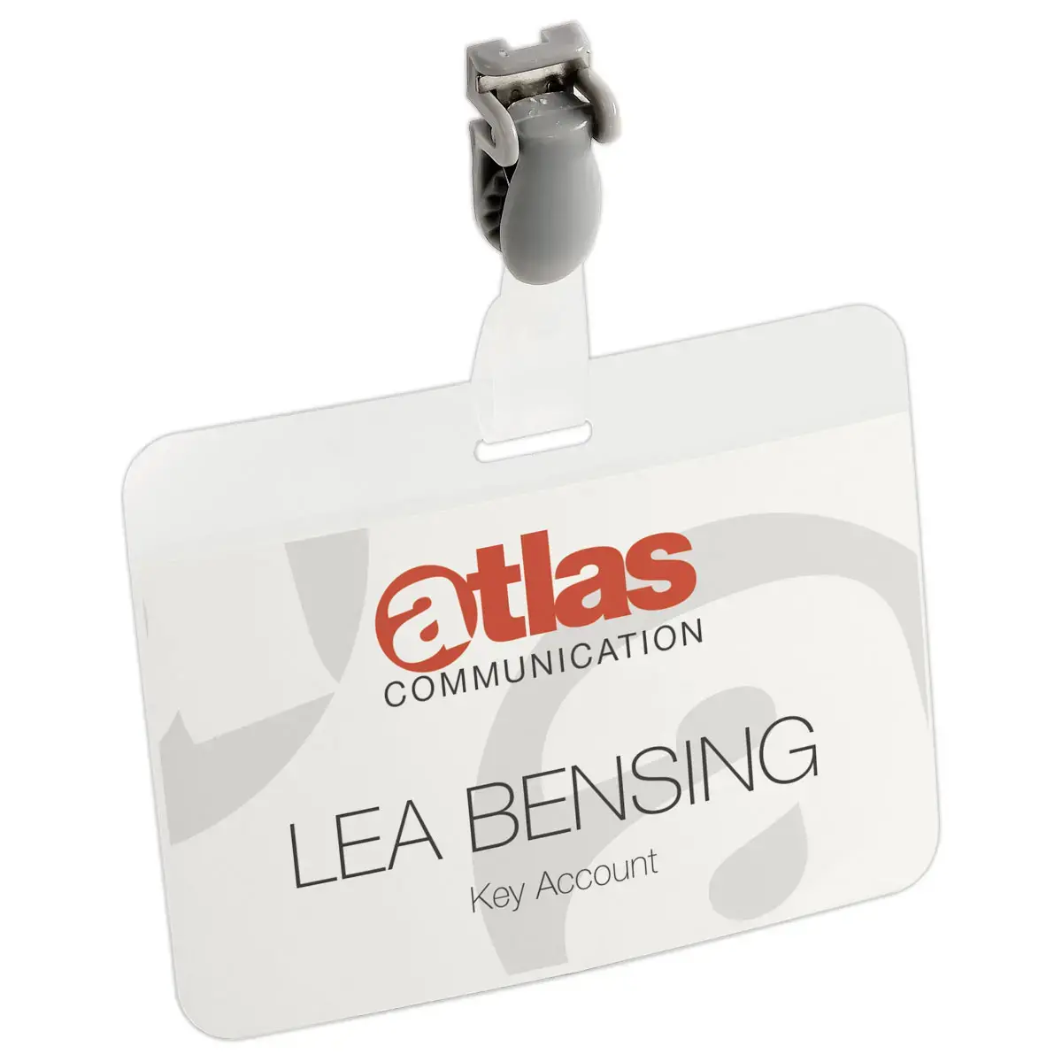 25 Badges autoplastifiables - DURABLE - 9 x 5,4 cm photo du produit