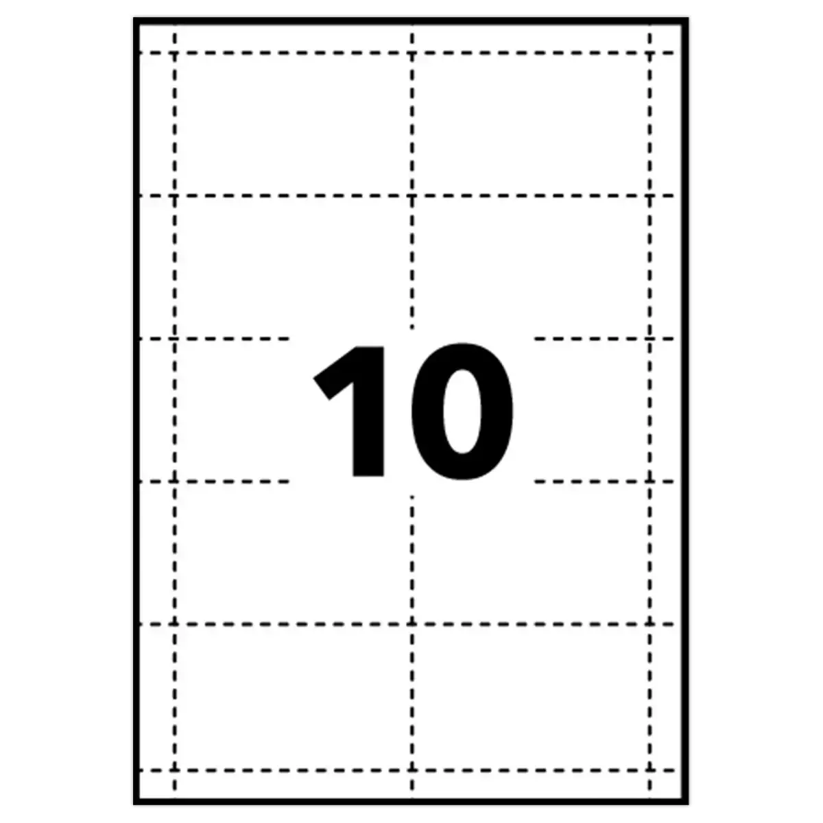 200 Planches badges imprimables - AVERY - 9 x 5,4 cm photo du produit