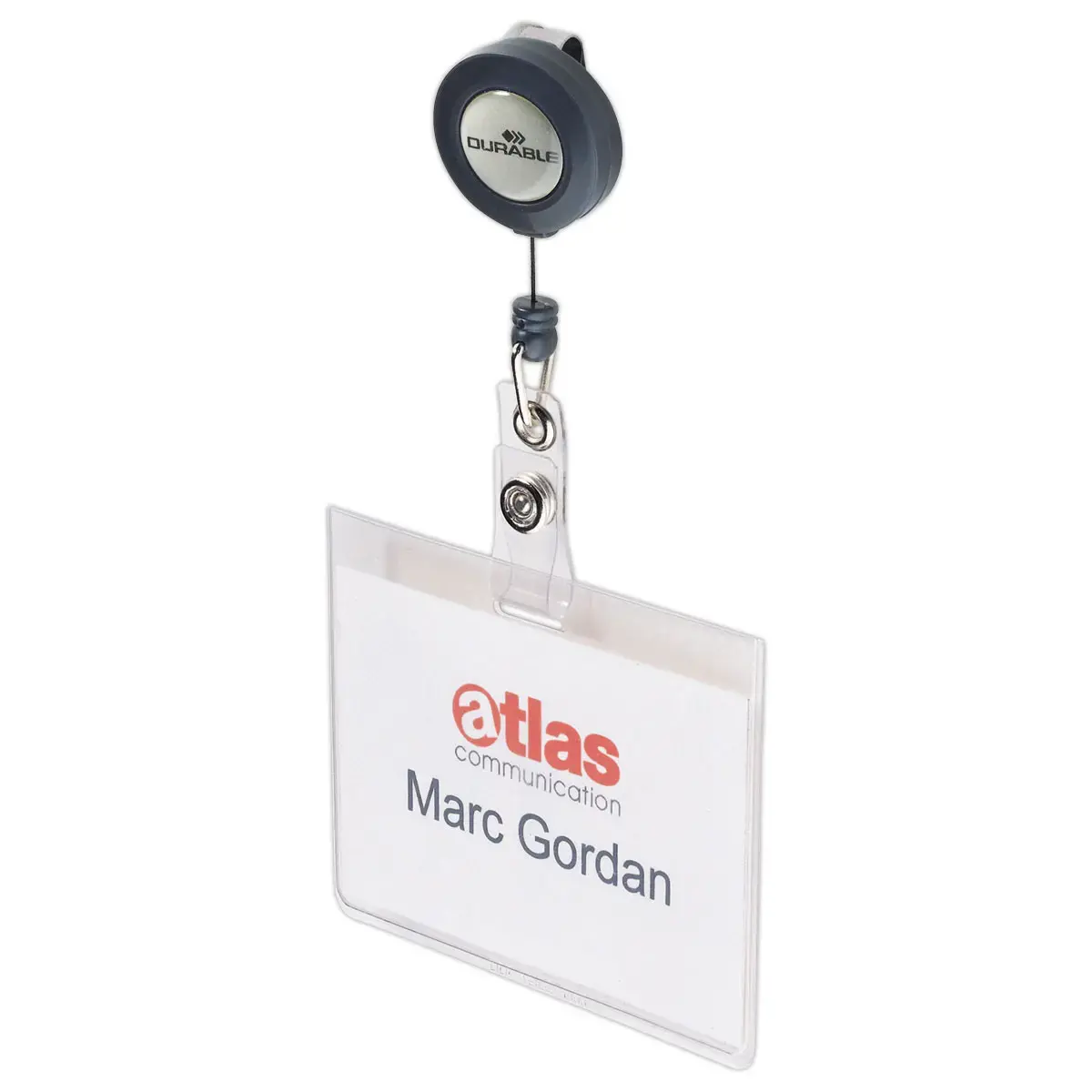 10 Enrouleurs pour porte-carte magn&eacute;tique - Durable photo du produit