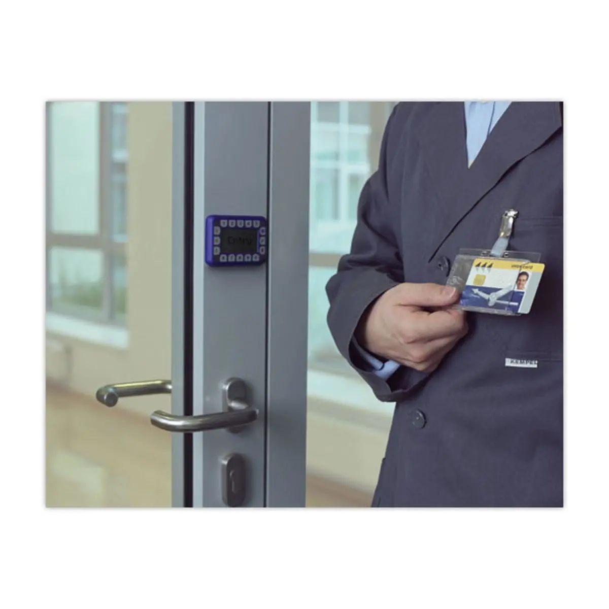 25 Porte-cartes magnétiques avec clip - 2 cartes - DURABLE photo du produit