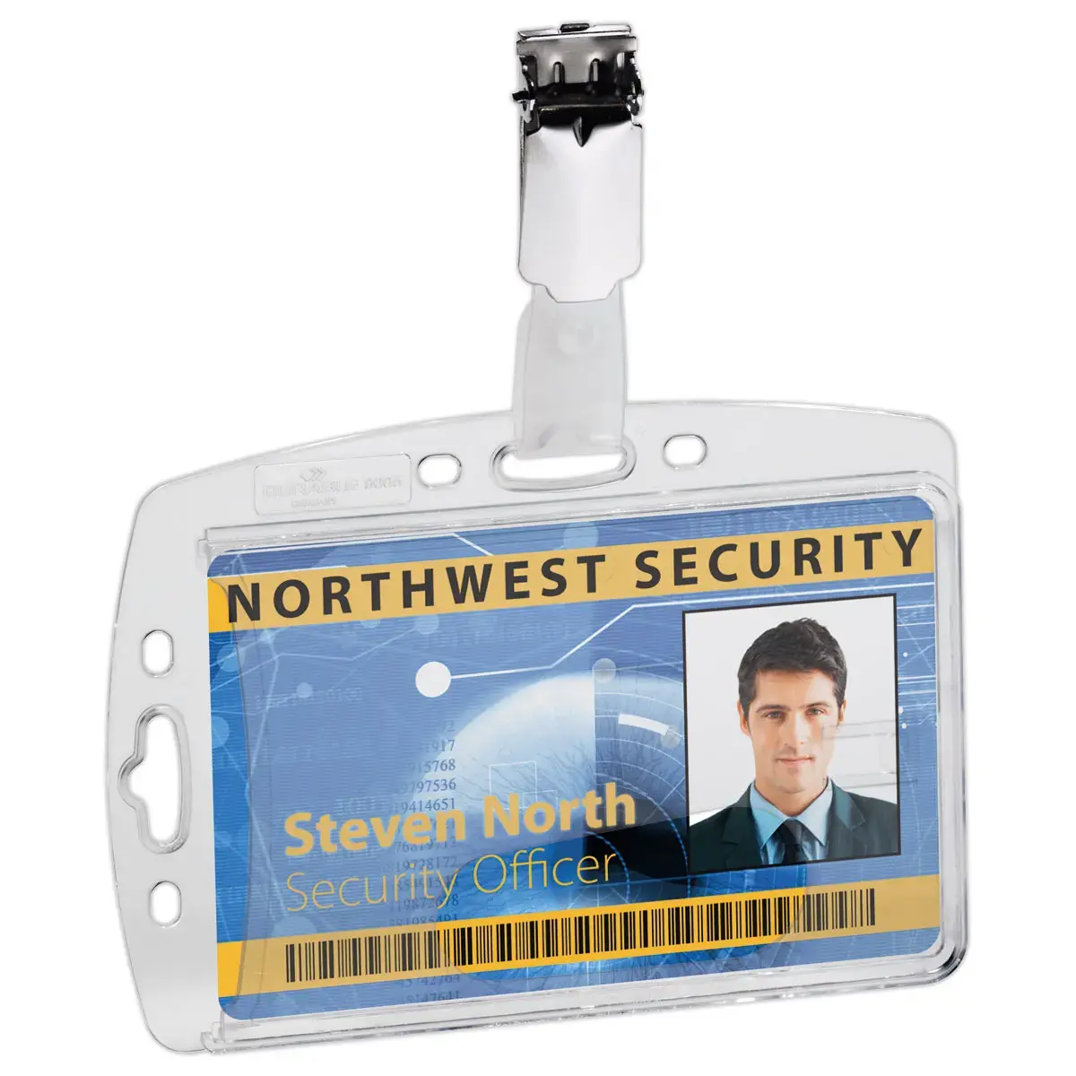25 Porte-cartes magn&eacute;tiques avec clip - 2 cartes - Durable photo du produit