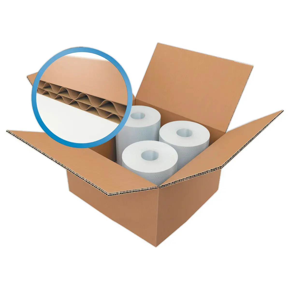 15 Caisse double cannelure 600x400x400mm photo du produit