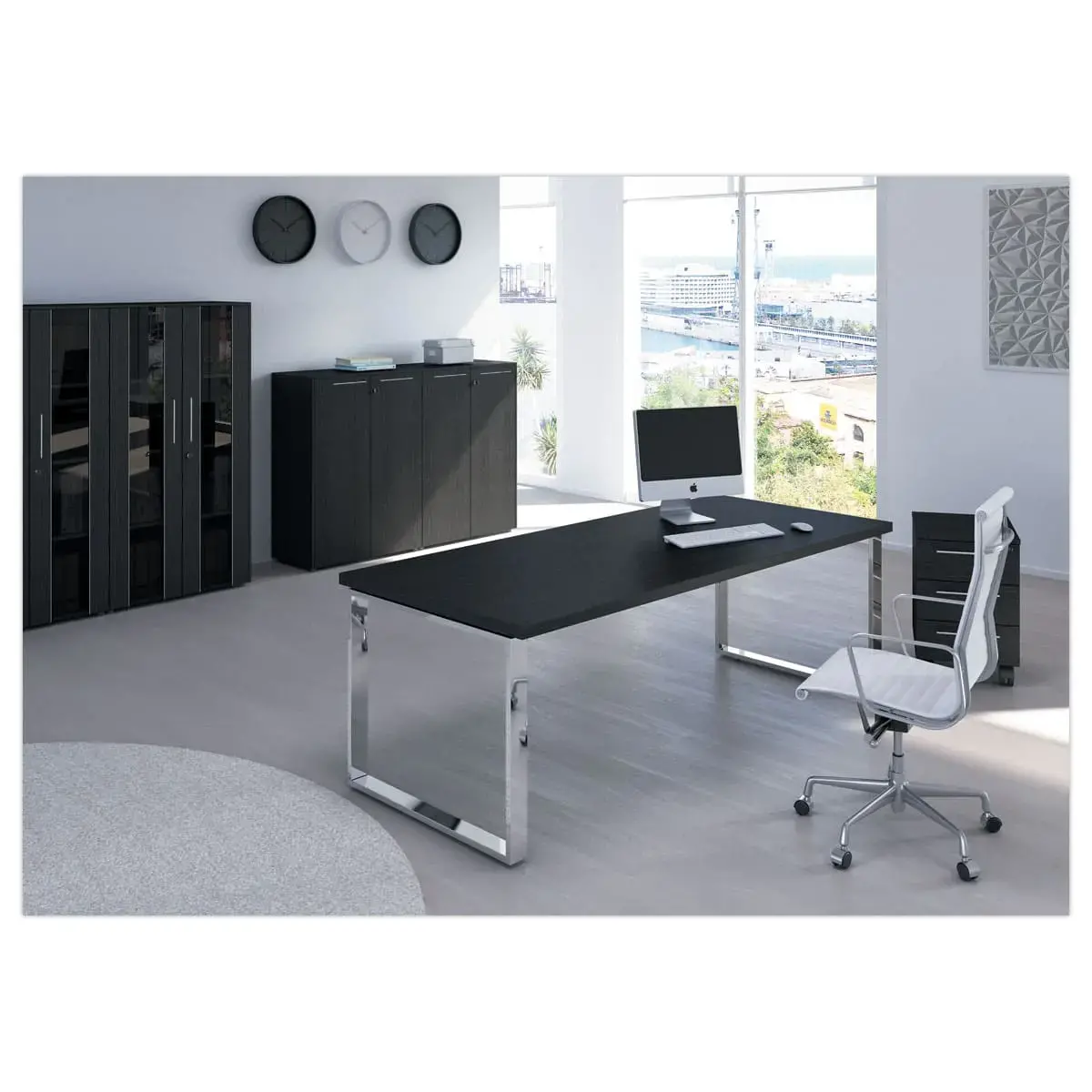 Bureau direction pieds cadre métal photo du produit