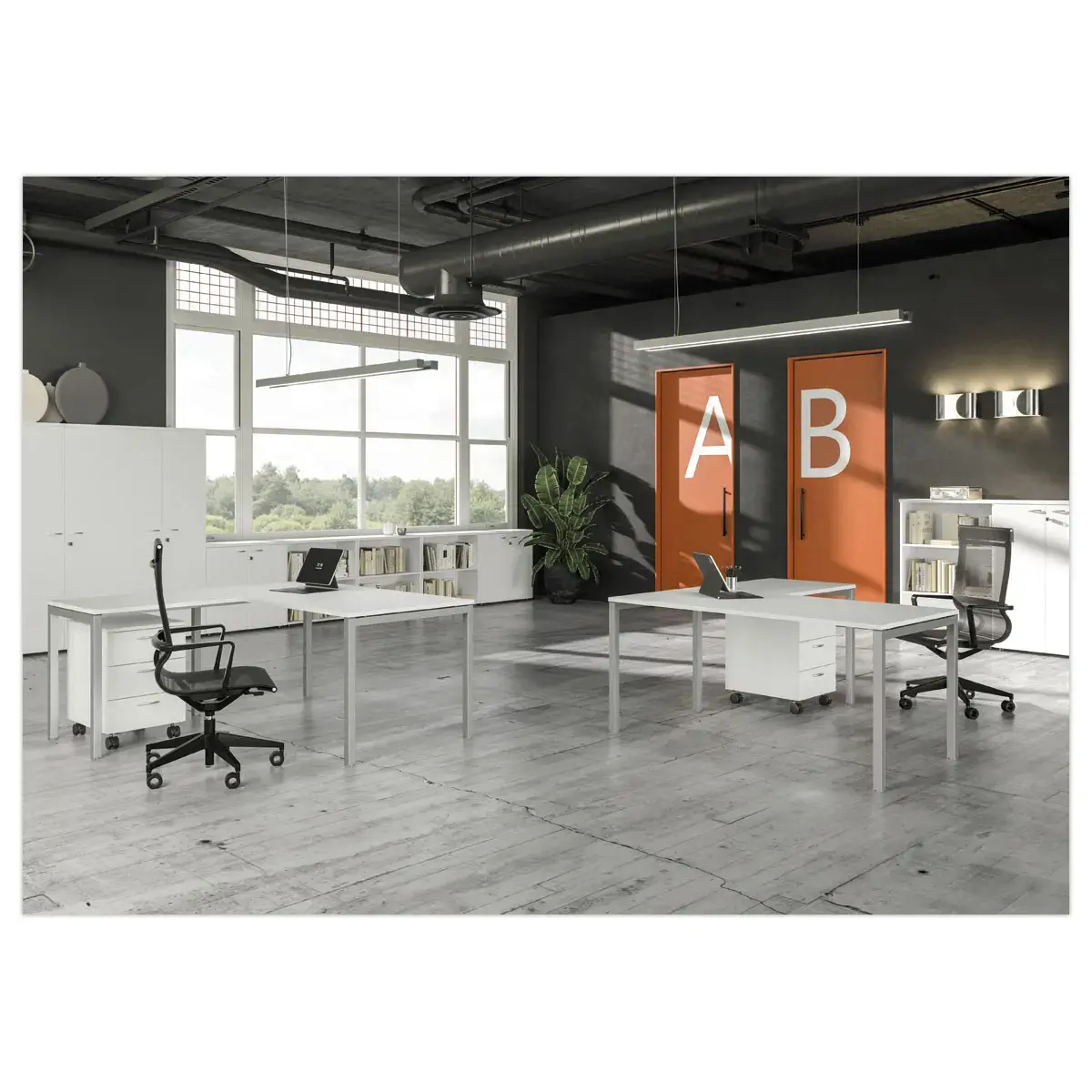 Bureau CAPRI pieds arche 120 photo du produit