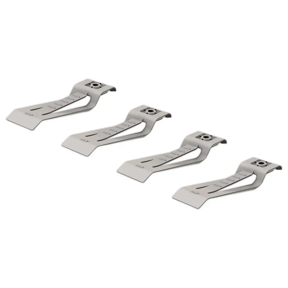 Jeu 4 pinces guide c&acirc;bles sous plateau photo du produit