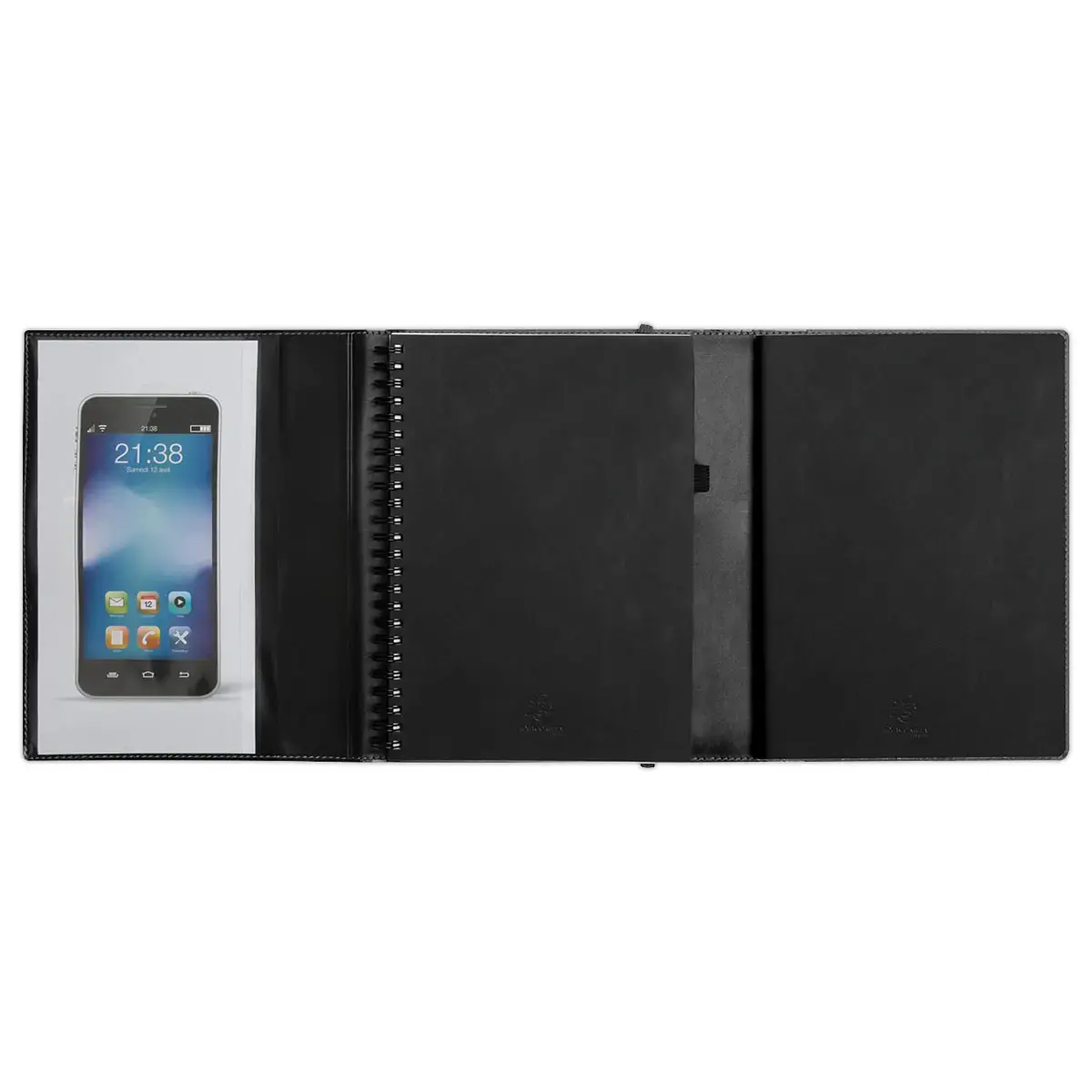Agenda semainier Exacompta All in one 15x21cm - Noir photo du produit