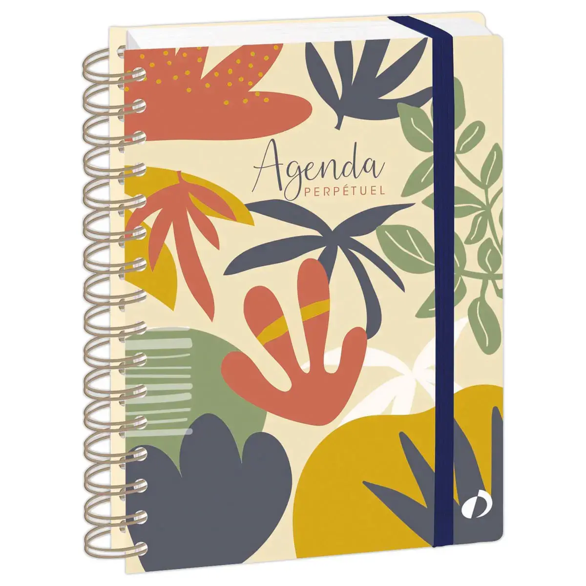 Agenda 21 perp&eacute;tuel semainier S Eterny Fleurs - Fran&ccedil;ais photo du produit