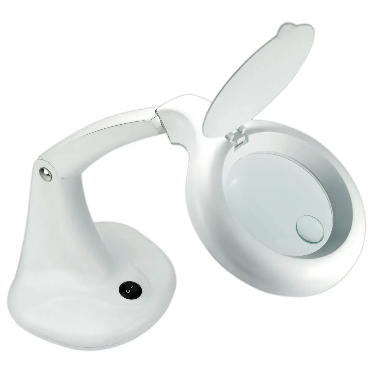 Lampe de bureau avec loupe Unilux - Blanc photo du produit