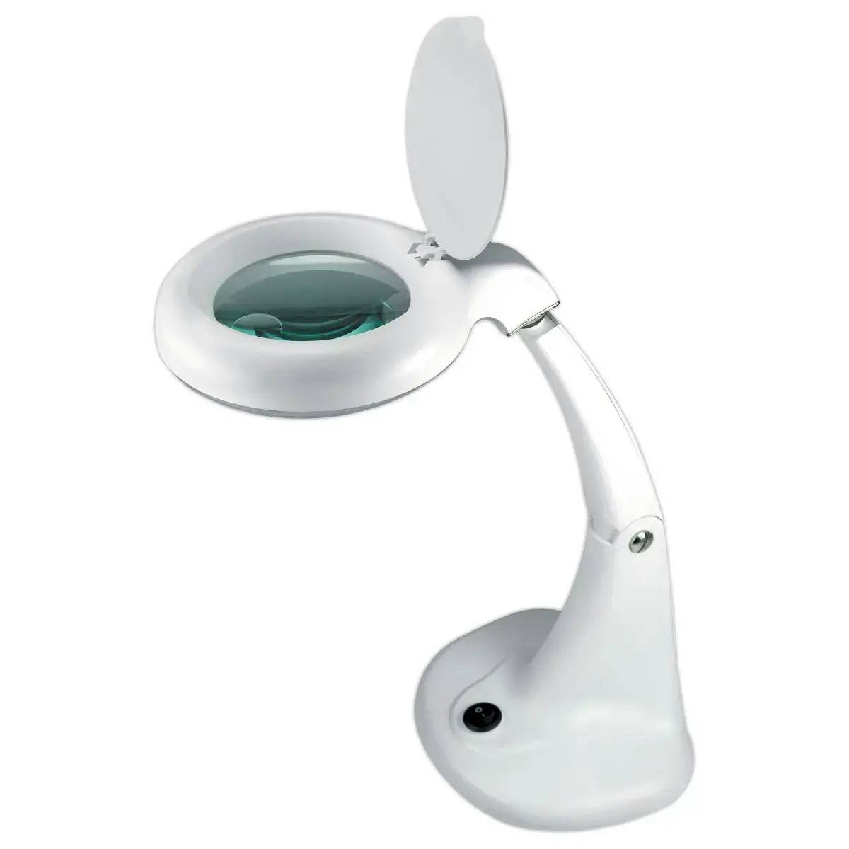 Lampe de bureau avec loupe Unilux - Blanc photo du produit