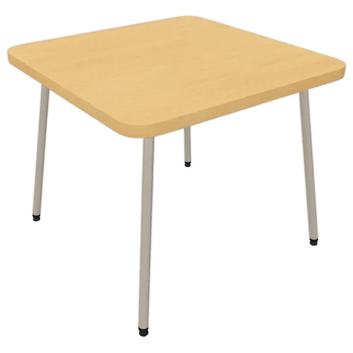 Table basse 55 x 55 pied gris photo du produit