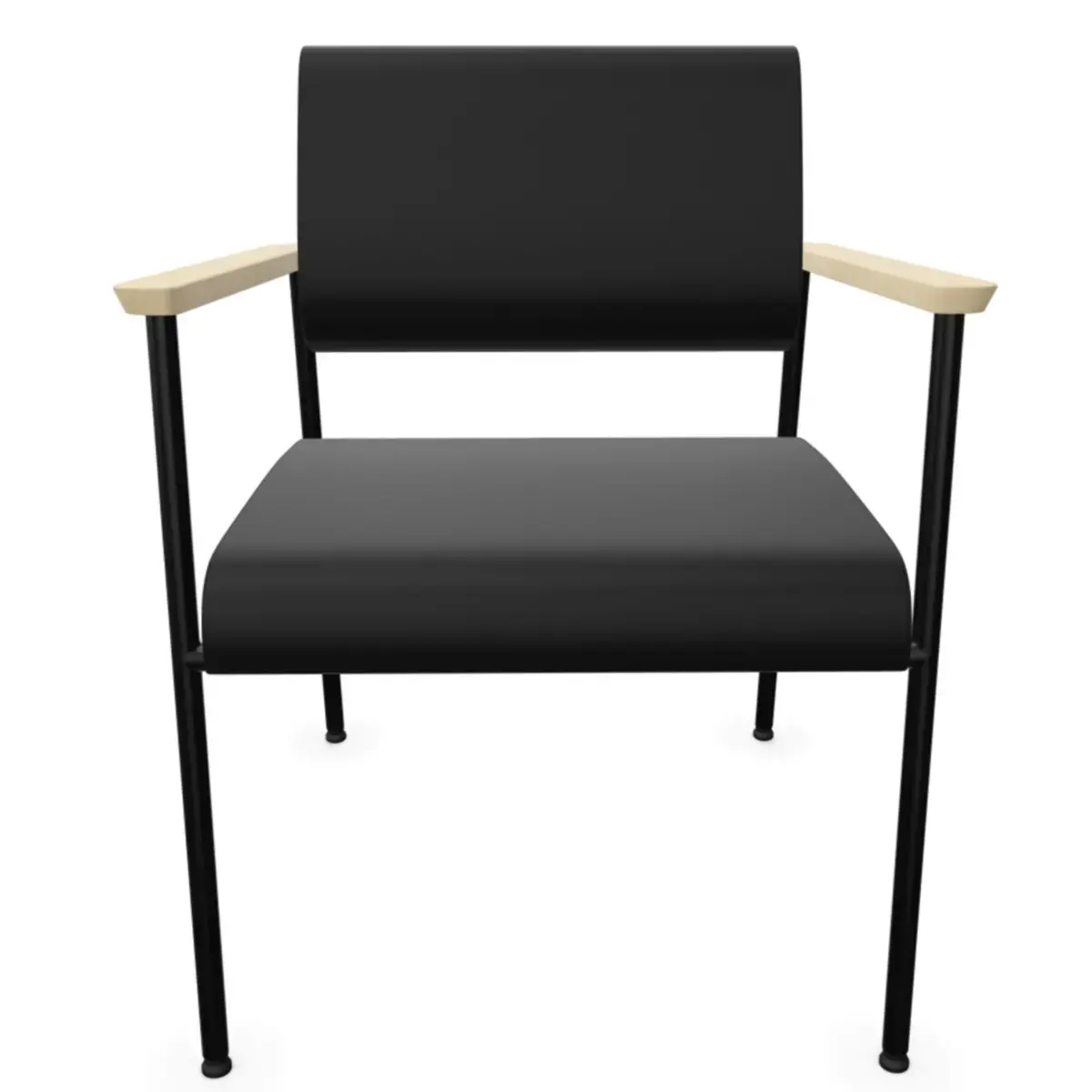 Fauteuil accueil noir photo du produit