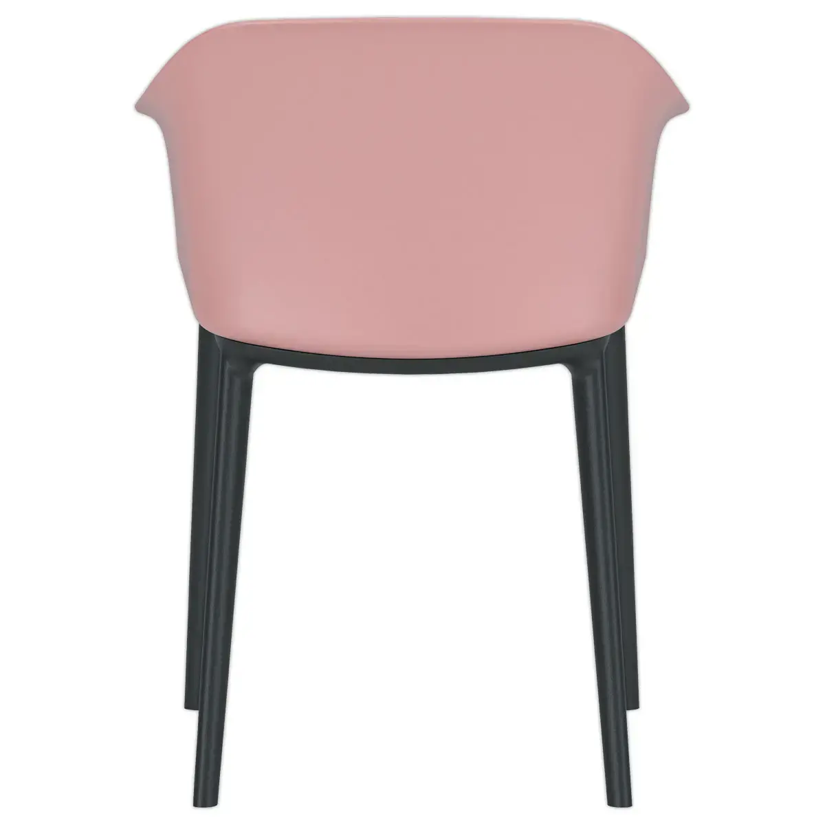 Fauteuil polypro intérieur/ extérieur rose photo du produit