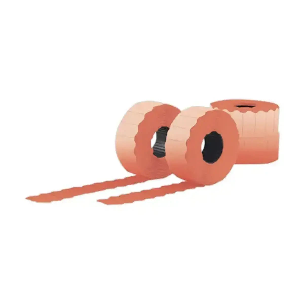 6 Rouleaux de 1000 étiquettes 26x12mm enlevables - Rouge photo du produit