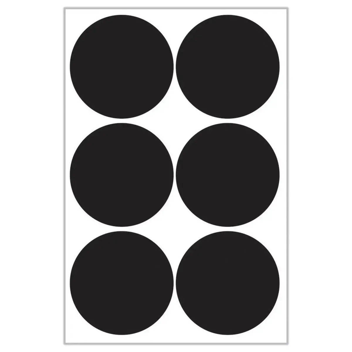 20 Paquets de 30 &eacute;tiquettes ardoise &Oslash; 48mm photo du produit