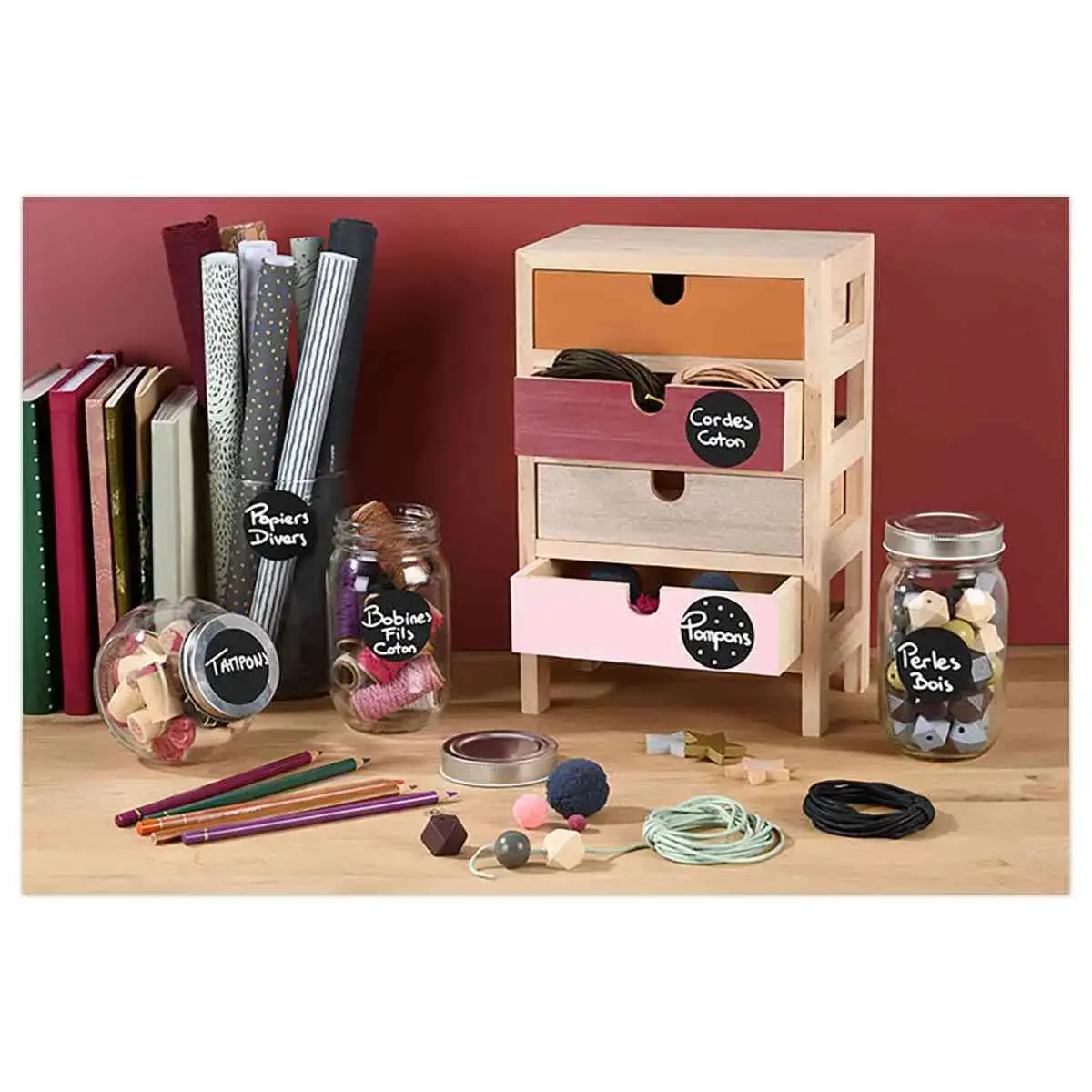 20 Paquets de 30 &eacute;tiquettes ardoise &Oslash; 48mm photo du produit