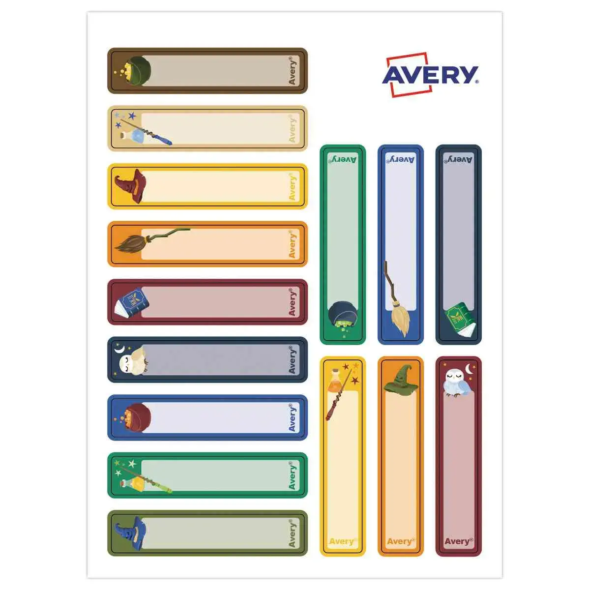 30 30 &eacute;Tiquettes stylos - motifs magie - 50 x 10 mm photo du produit